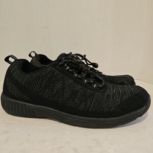 Orthofeet Lava 633 Orthopedic Comfort Shoes Men's 13 2E Black Mesh